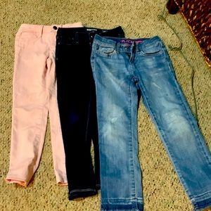 Little girls Sonoma size  6 pants lot of 3